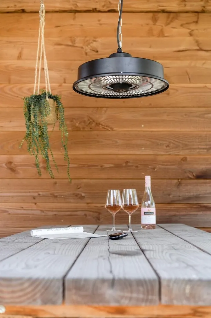 Eurom Terrasverwarmer Partytentheater 1500 RC - Hangend - 1500W - Zwart