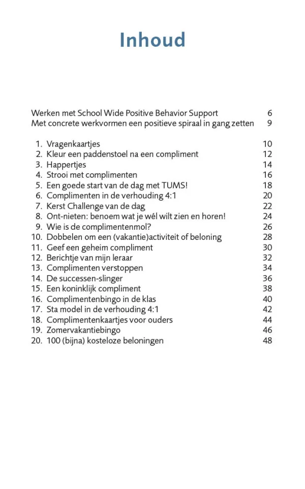 Positieve Bekrachtiging op School