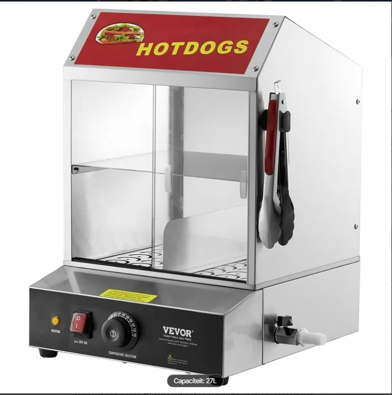 Hotdogstomer & Broodjeswarmer 27 liter