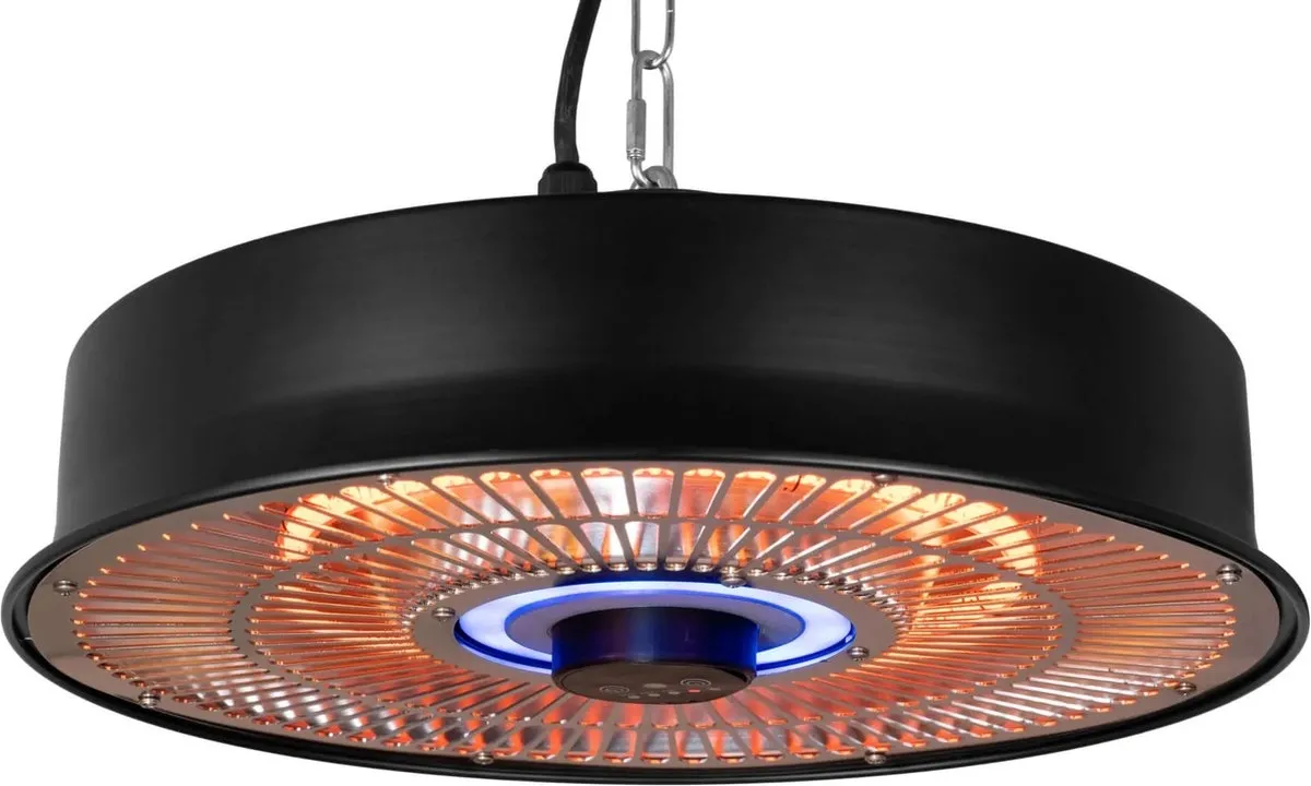 Eurom Terrasverwarmer Partytentheater 1500 RC - Hangend - 1500W - Zwart