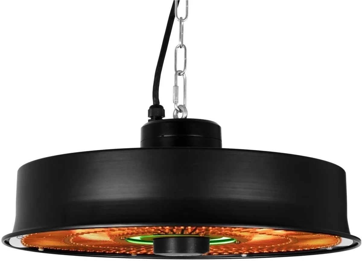 Eurom Terrasverwarmer Partytentheater 1500 RC - Hangend - 1500W - Zwart